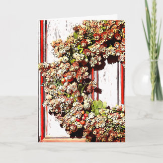 暖い歓迎の家 カード