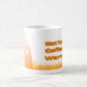 暖かいあなたのコーヒーがほしいと思って下さいか。 コーヒーマグカップ (中央)