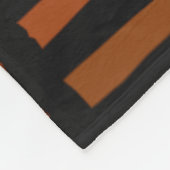 暖かいアフリカの幾何学的な部族デザイン フリースブランケット (角)