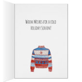 暖かいウィズクリスマスセーター (内側 (右))