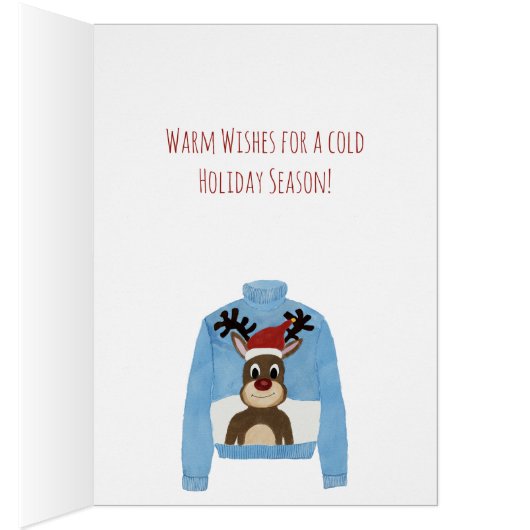 暖かいウィズクリスマスセーター (内側 (右))