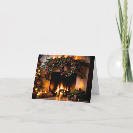 暖かいウィッシュズホリデーグリーティング カード