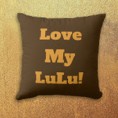 暖かいオレンジ赤い茶色の格子柄の愛のことわざ写真 クッション