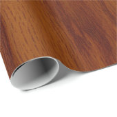 暖かいオーク材の木目の質感 ラッピングペーパー (ロールコーナー)