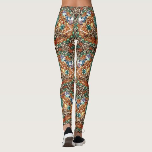 暖かいカラフルレギンスバイジョヤモダンイブ レギンス (裏面)