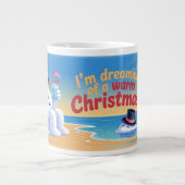 暖かいクリスマスの夢 ジャンボコーヒーマグカップ (正面)
