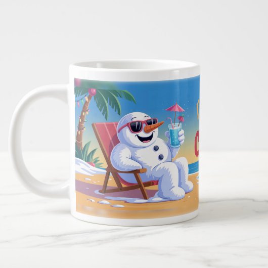 暖かいクリスマスの夢 ジャンボコーヒーマグカップ (左)