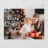 暖かいクリスマスの希望の休日 ポストカード (正面)