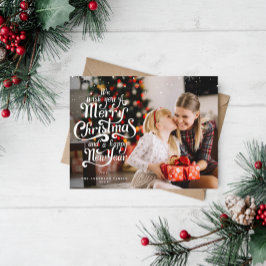 暖かいクリスマスの希望の休日 ポストカード