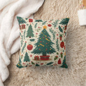 暖かいクリスマス クッション (ブランケット)