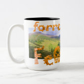 暖かいコーヒーが停止するところForrest Fenn Fennatic ツートーンマグカップ (左)