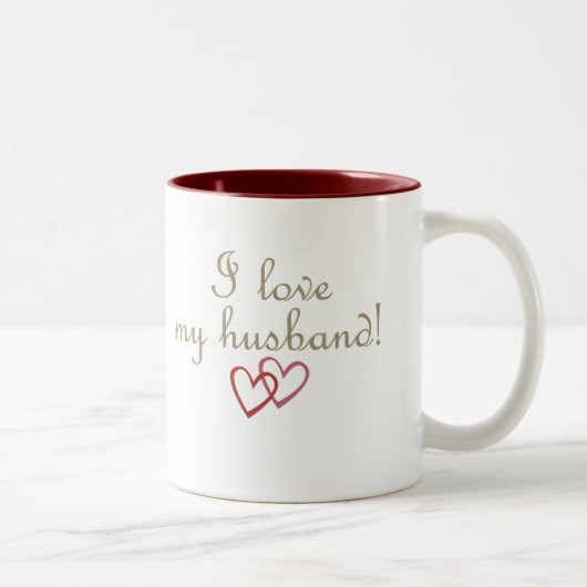 暖かいコーヒー ツートーンマグカップ (右)