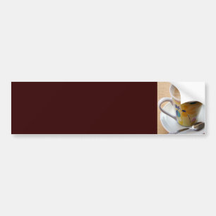 暖かいコーヒー バンパーステッカー
