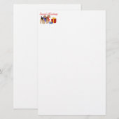 暖かいスカーフ 便箋 (正面/裏面)