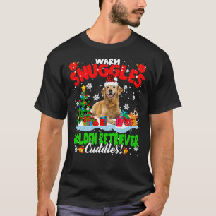 暖かいスナグルゴールデンレトリバーカドル Tシャツ