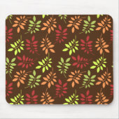 暖かいトーンのカラフル紅葉マウスパッド マウスパッド (正面)