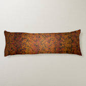 暖かいトーンのモザイクスタイルデザイン ボディピロー (裏面)