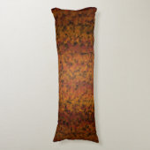 暖かいトーンのモザイクスタイルデザイン ボディピロー (正面縦)