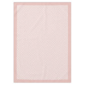 暖かいバラ金ゴールドチェックTableloth for Dining テーブルクロス (正面)