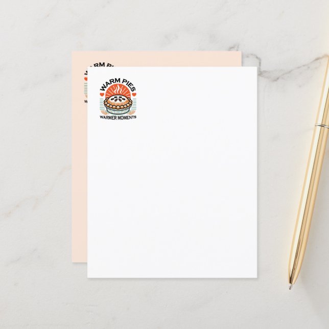 暖かいパイズウォーマーモーメント – 居心地の良い秋デザイン (正面/裏面インサイチュ)