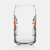 暖かいパイズウォーマーモーメント – 居心地の良い秋デザイン ガラス缶 (右)