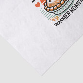 暖かいパイズウォーマーモーメント – 居心地の良い秋デザイン 薄葉紙 (詳細)