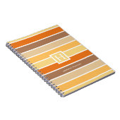 暖かいパステル秋のカラーパレット |パーソナライズされた | ノートブック (右側)