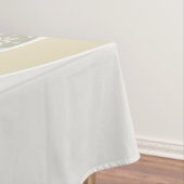 暖かいピンクイエローグリーン湾曲ストライプ抽象芸術波 テーブルクロス (インサイチュ)