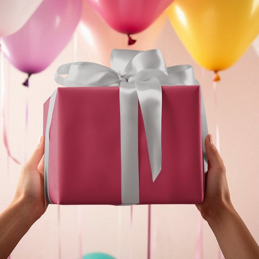 暖かいピンク ラッピングペーパー