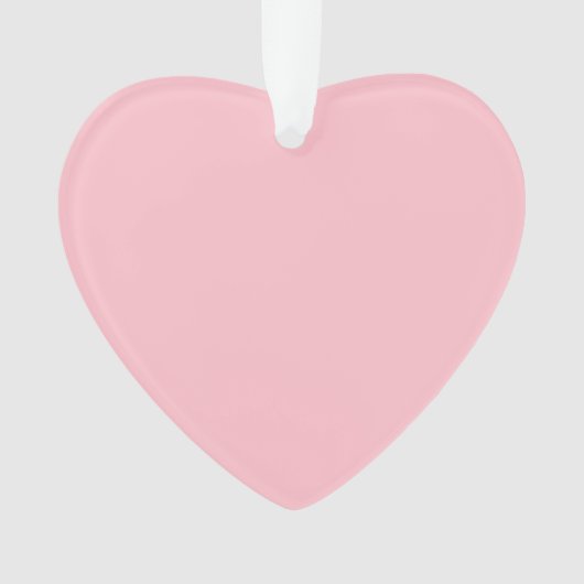 暖かいピ無地のンク オーナメント (正面)