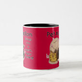 暖かいファジー感じズ! ツートーンマグカップ (中央)