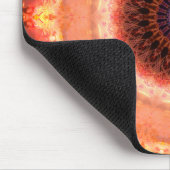 暖かいフラクタルの反射 マウスパッド (コーナー)