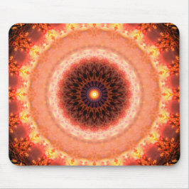暖かいフラクタルの反射 マウスパッド