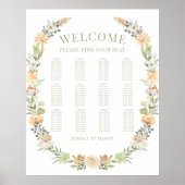 暖かいフローラ結婚の山花座図 ポスター (正面)