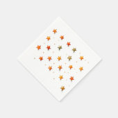 暖かいミニマル星：誕生日パーティーのナプキン スタンダードカクテルナプキン (角)