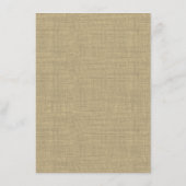 暖かいラップと弓の旅程 エンクロージャーカード (裏面)