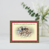 暖かい休日の挨拶と詩 シーズンポストカード (スタンド正面)