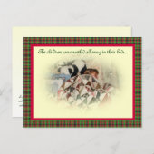 暖かい休日の挨拶と詩 シーズンポストカード (正面/裏面)