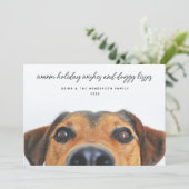 暖かい休日の願い&ドギーキスペットフォト シーズンカード (スタンド正面)