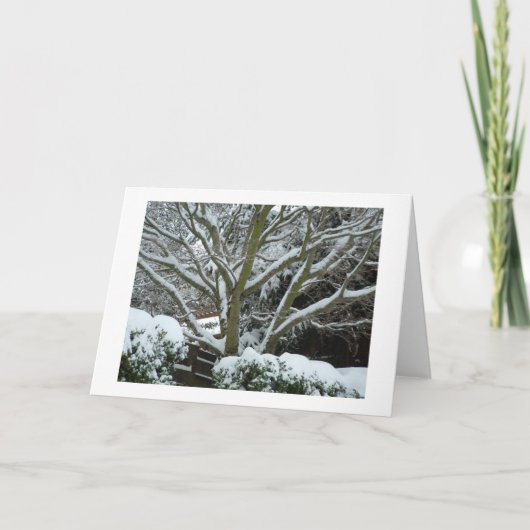 "暖かい休日望みます"は シーズンカード (正面)