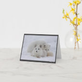 暖かい保つこと カード (黄色い花)