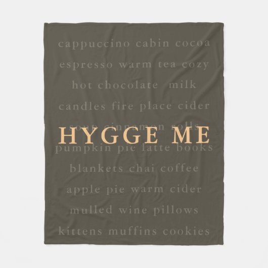 暖かい冬のために私の居心地の良い毛布をヒゲ フリースブランケット (正面)