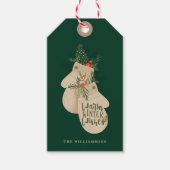 暖かい冬のウィズフェスティバルクリスマスイッツ ギフトタグ (正面)