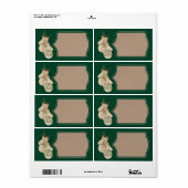 暖かい冬のウィズフェスティバルクリスマスイッツ ラベル (フルシート)