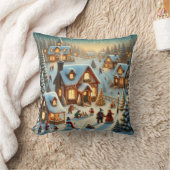 暖かい冬のクッション クッション (ブランケット)