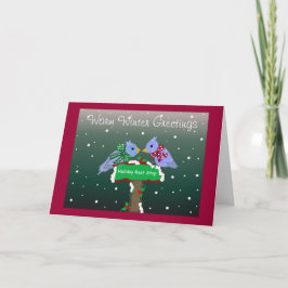 暖かい冬の挨拶 シーズンカード