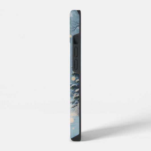 暖かい冬の話 iPhoneケース (左側面)