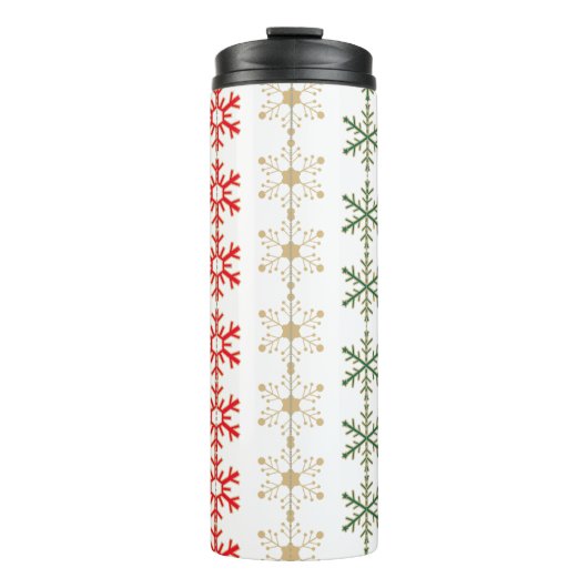 暖かい冬の雰囲気に合うデザイン タンブラー (正面)