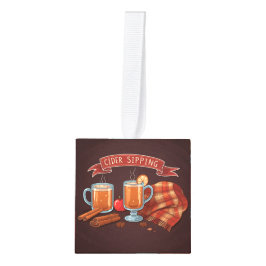 暖かい冬の願い キューブオーナメント