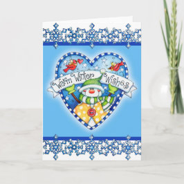 暖かい冬の願い – グリーティングカード シーズンカード